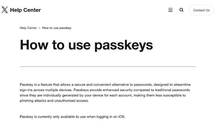 嘉鱼苹果维修店铺分享iOS用户如何通过通行密钥(Passkey)登录 