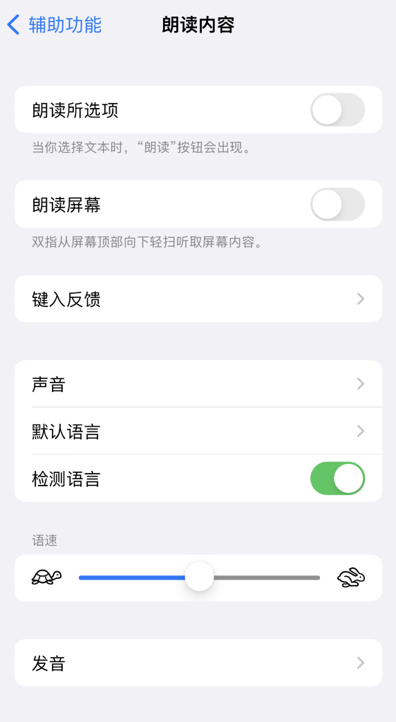 嘉鱼苹果服务网点分享iOS 16 小技巧：让 iPhone 朗读屏幕上的内容或所选择的文本 